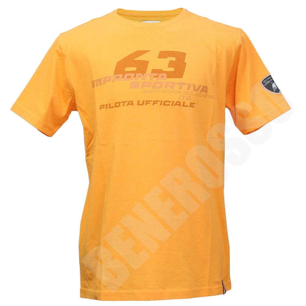 ランボルギーニ メンズ Impronta Sportiva Tシャツ イエローホース 9011584CCY040
