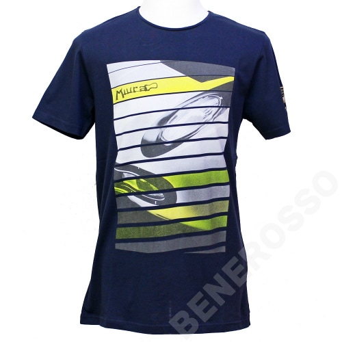 ランボルギーニ メンズ Miura プリント Tee ネイビー（Blu Achelous）9012213CCU194 