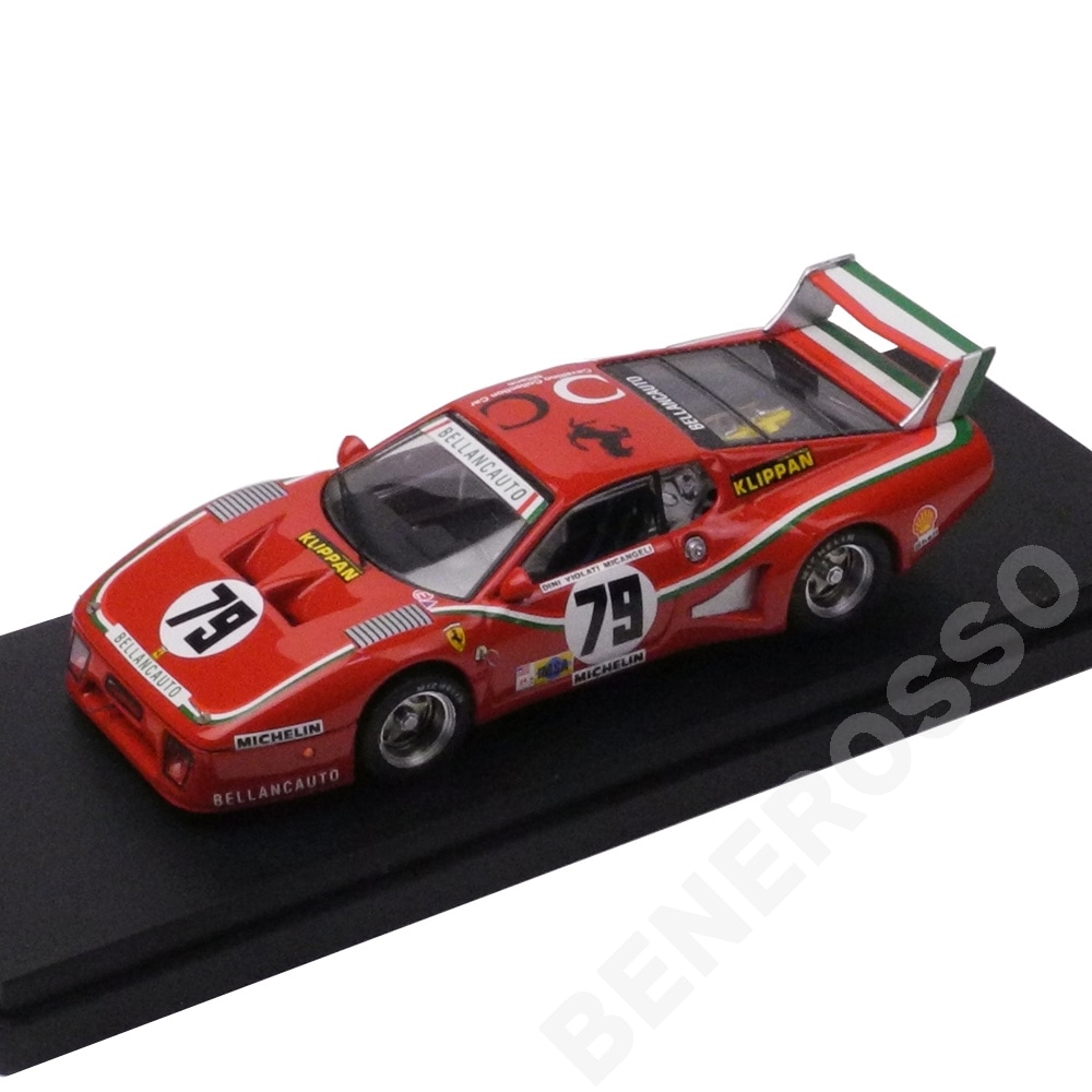 BEST 1/43スケール フェラーリ BB LM ル・マン 1980 ♯79 9299