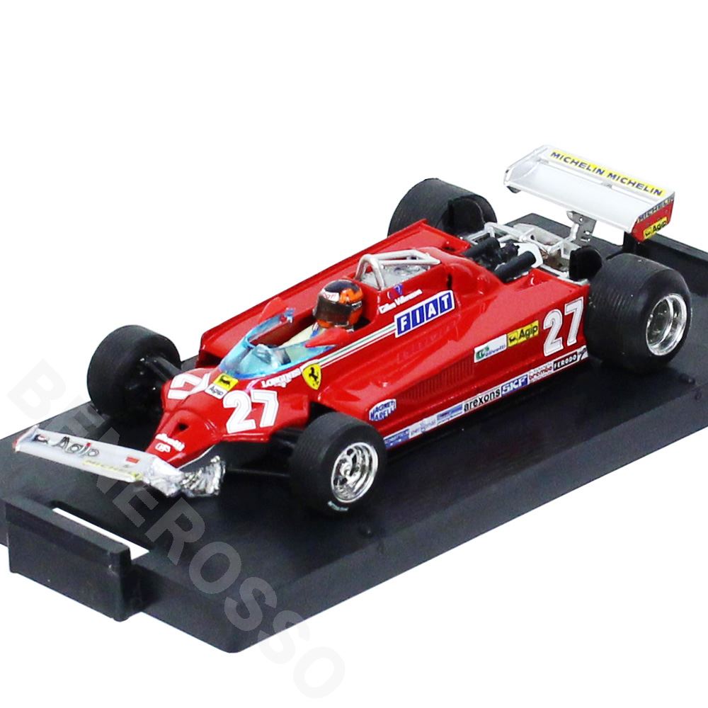 brumm 1/43スケール フェラーリ 126CK G.ヴィルヌーヴ 1981年 カナダGP Lap39～54 R436-CH