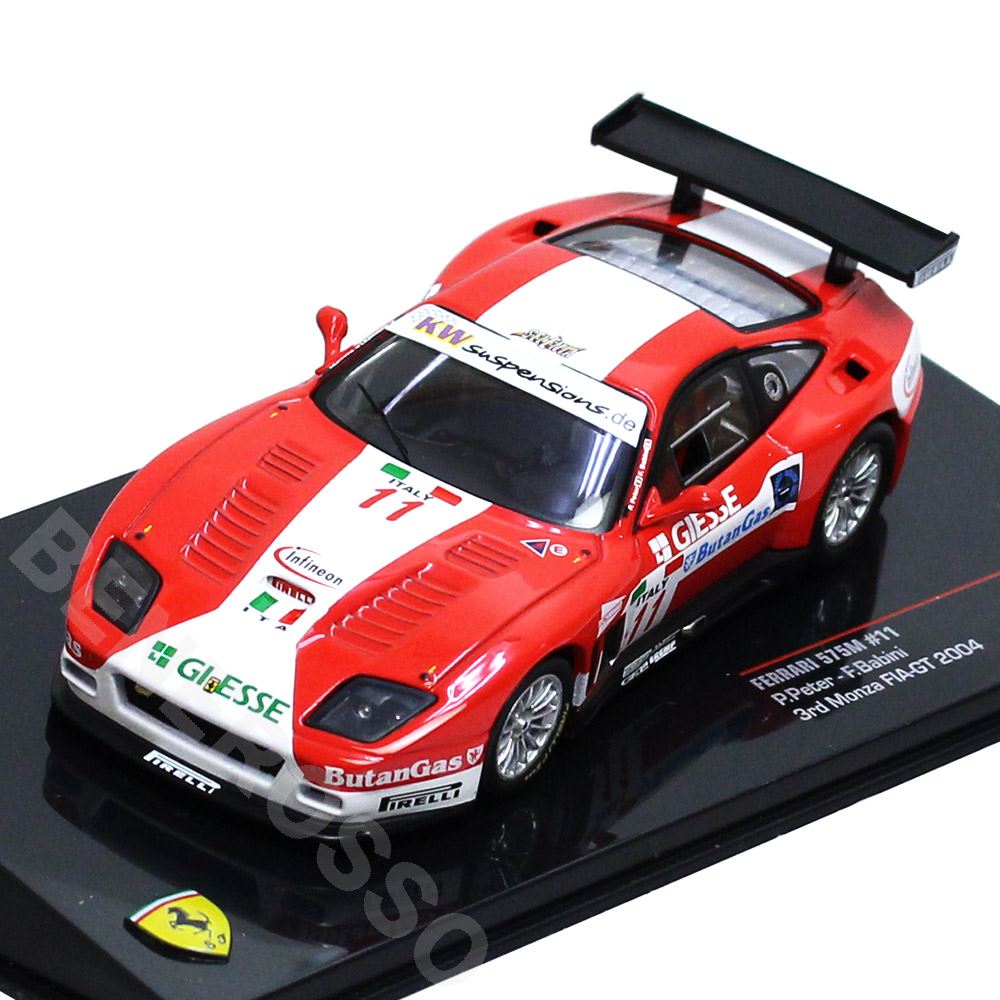 ixo 1/43スケール フェラーリ 575M MONZA FIA-GT 2004 ♯11 FER041