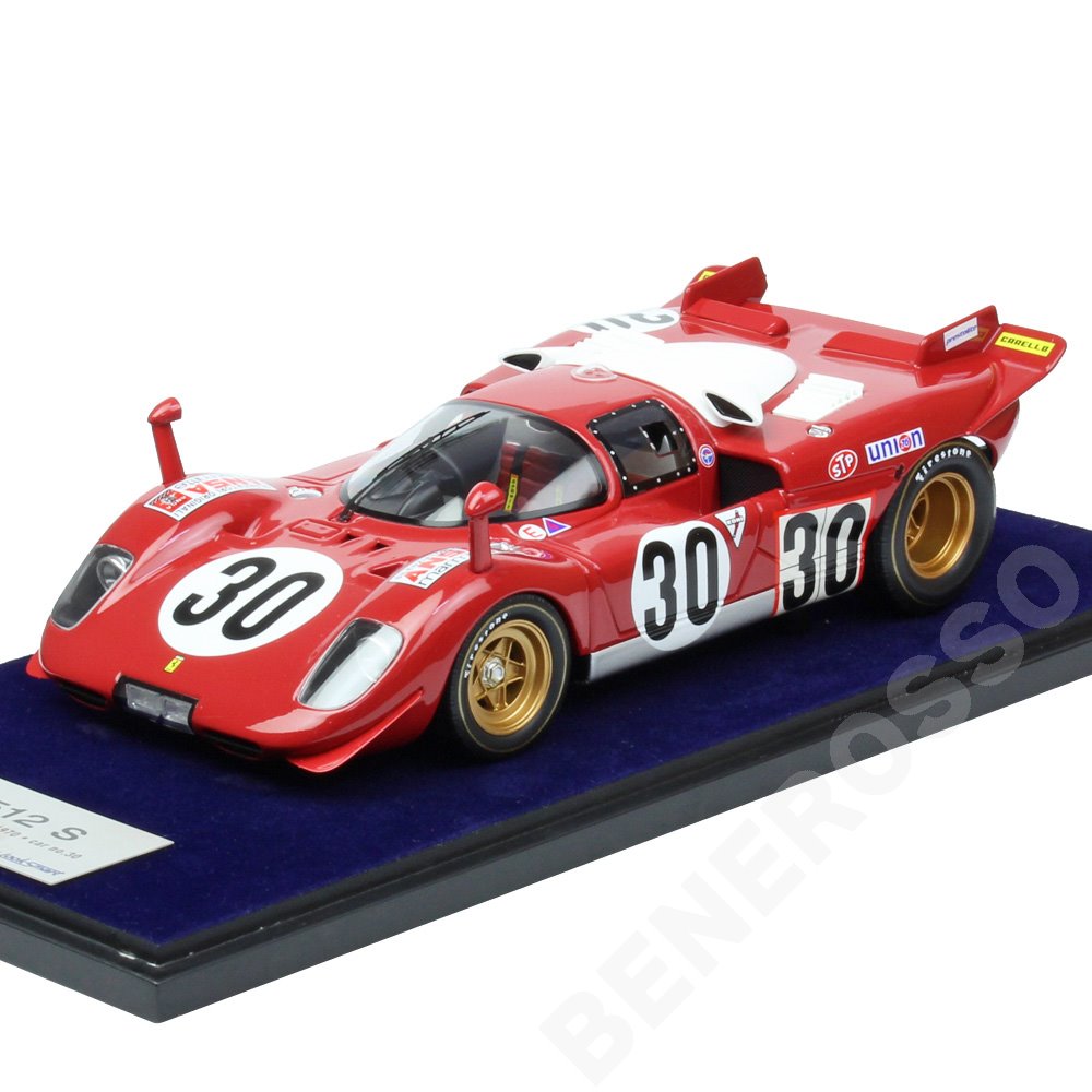 Look Smart 1/18スケール フェラーリ 512S 24H デイトナ 1970 #30 Scuderia Picchio Rosso LS18_08D