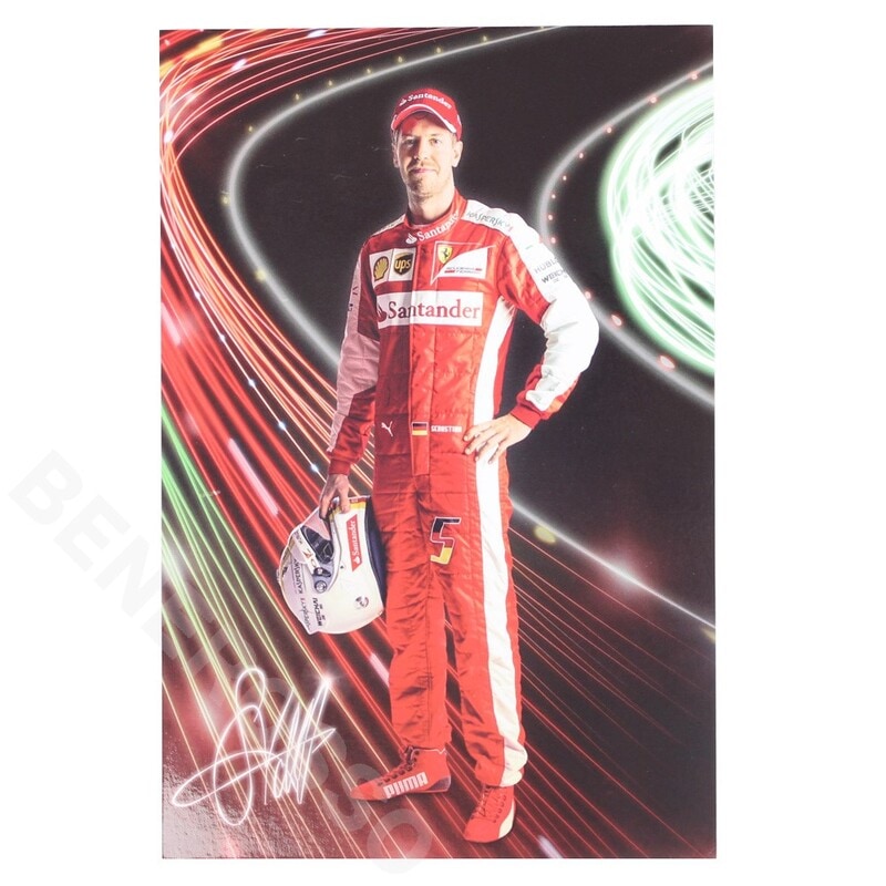 フェラーリ 2015 フェラーリ オリジナル ドライバーカード S.ベッテル【返品・交換対象外】