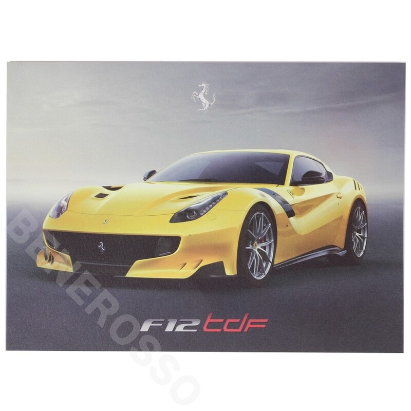 フェラーリ 2015 オフィシャルカード F12 tdf ラージサイズ【返品・交換対象外】