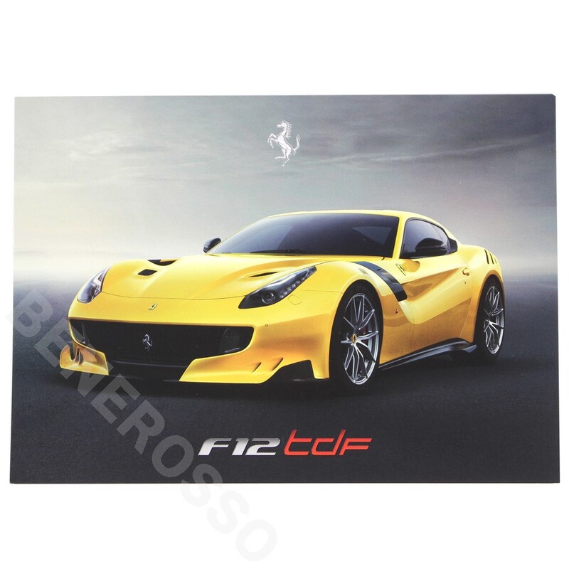 フェラーリ 2015 プレス プレゼンテーションカード F12 tdf  【返品・交換対象外】