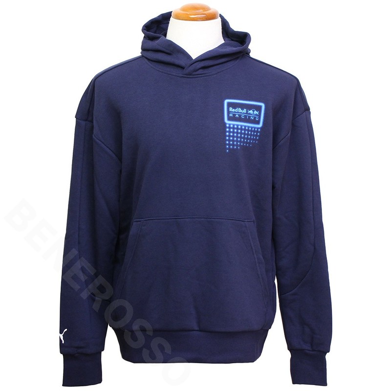 PUMA レッドブルレーシング ダブルブル フーディー ネイビー 763126-01