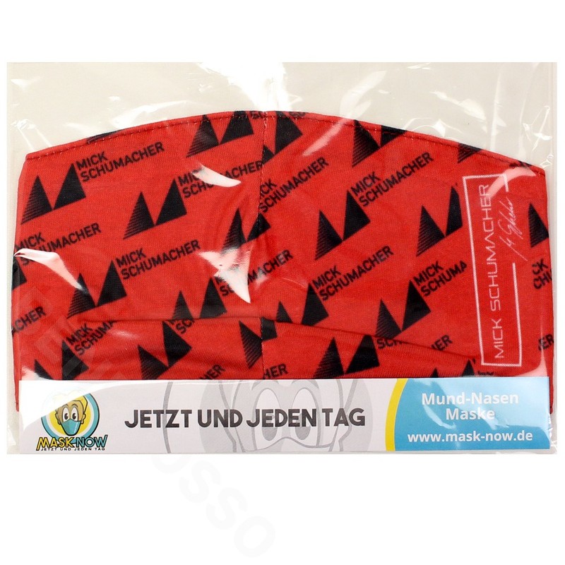 ミック・シューマッハ MICKロゴ フェイスマスク レッド MKS-20ASM-820 【返品・交換対象外】
