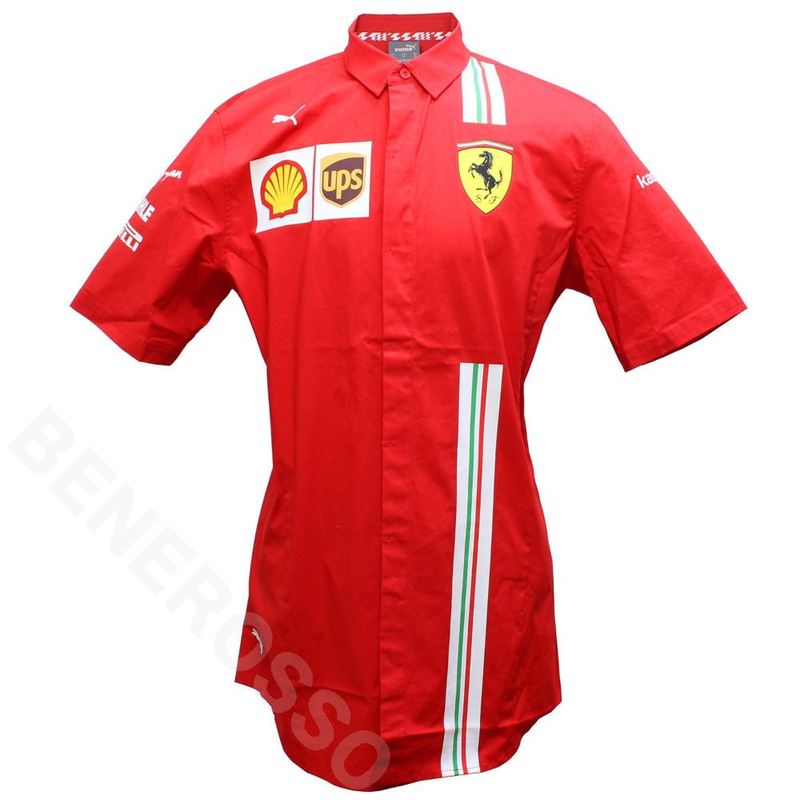 PUMA スクーデリア フェラーリ チーム シャツ 2021 レッド 763034-02