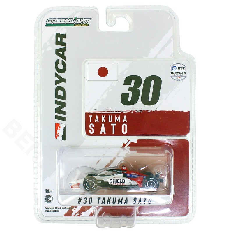 グリーンライト 1/64スケール 佐藤琢磨 2021 インディカー #30 パナソニック/SHIELD Rahal Letterman Laniga GL11516
