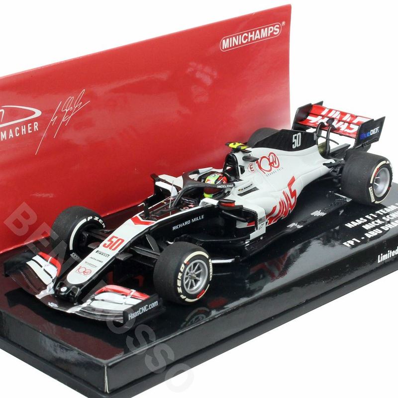 MINICHAMPS 1/43スケール ハース F1チーム VF-20 ミック シューマッハー 2020 アブダビGP FP1 417201750