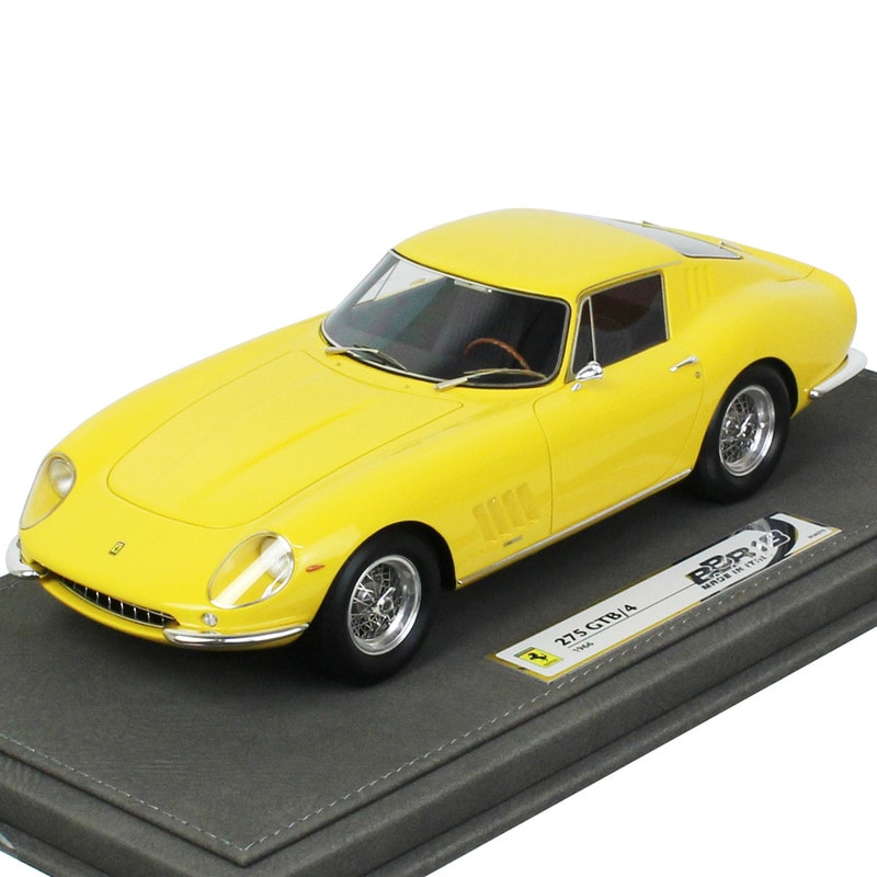 BBR MODELS 1/18スケール フェラーリ 275 GTB/4 1966 Yellow BBR1819CV