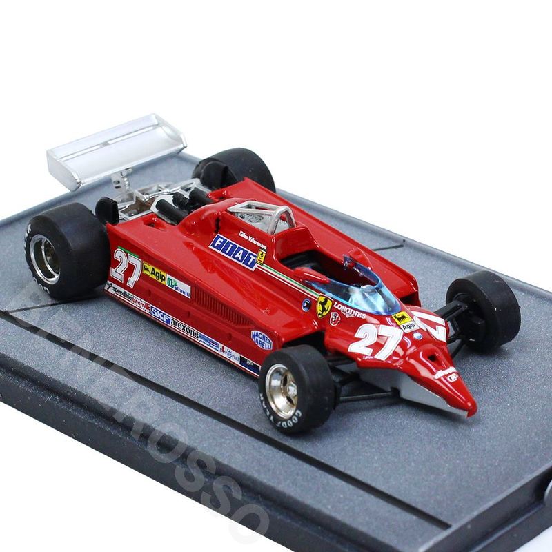【アウトレット】brumm フェラーリ 126CK G.ヴィルヌーヴ 1981年 イストラナ空港 AS38B 【返品・交換対象外】