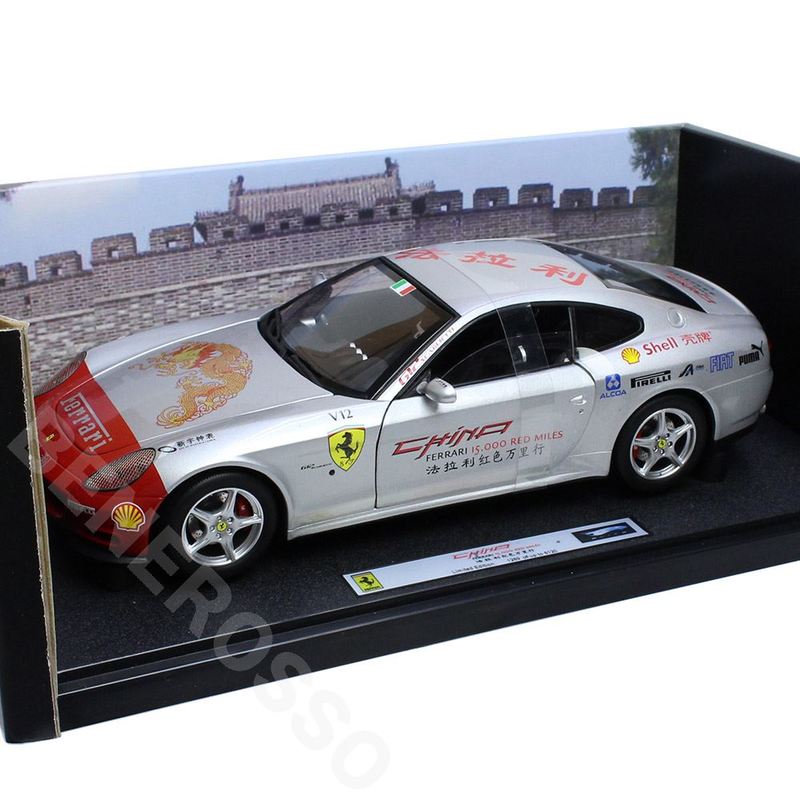 【アウトレット】マテル 1/18 フェラーリ 612スカリエチャイナ ツアー・カー」エリートシリーズ シルバー MT7129L【返品・交換対象外】