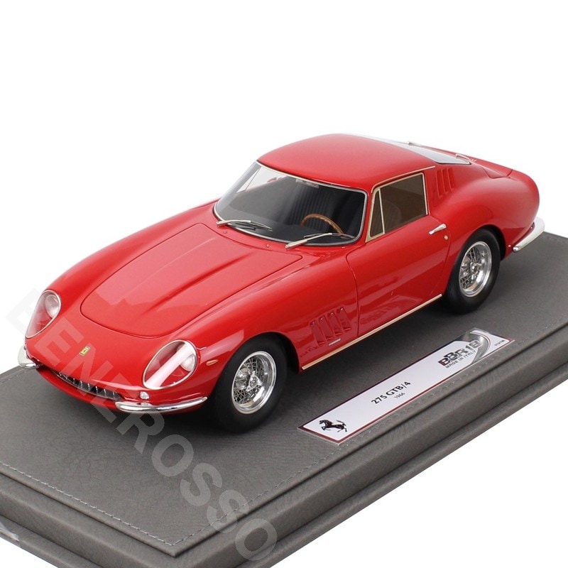 BBR MODELS　1/18スケール フェラーリ 275 GTB/4 1966 Red （ケース付） BBR1819EV