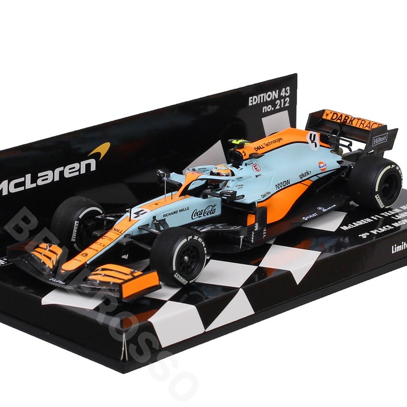 MINICHAMPS 1/43スケール マクラーレン F1 チーム MCL35M L.ノリス モナコGP 2021 537214904