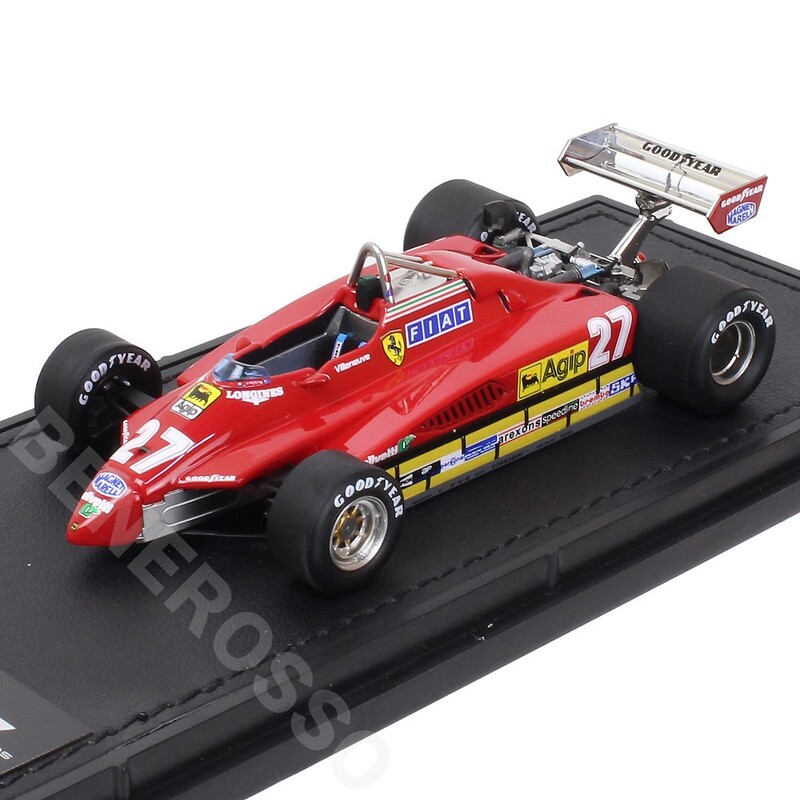 TOPMARQUES 1/43スケール フェラーリ 126 C2 1982 #27 G.ビルヌーブ GRP43009A