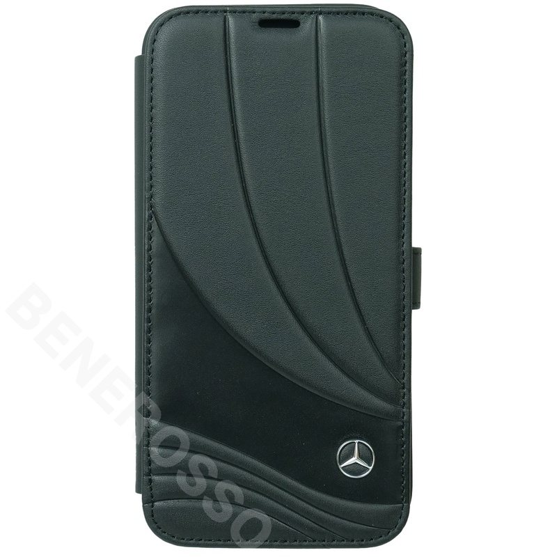 メルセデスベンツ 14Plus レザー ブックタイプ NEW WAVE III ブラック MEBKP14M8ROLK