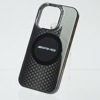 AMG iPhone 16Pro マグセーフ ダブルレイヤー バックカバー ブラック AMHMP16L24HHGPK