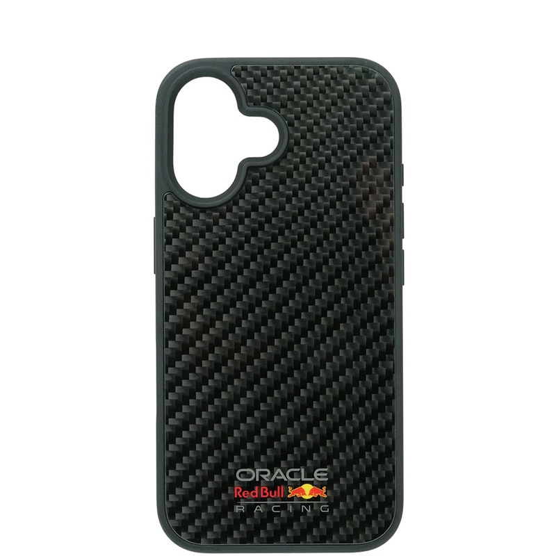 オラクル レッドブル レーシング iPhone16 マグセーフ リアルカーボン バックカバー ブラック RBHMP16S24CFILSK
