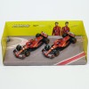 BBURAGO 1/43スケール フェラーリ SF24 ルクレール &サインツ F1 2024 2台セット BR-18-36839