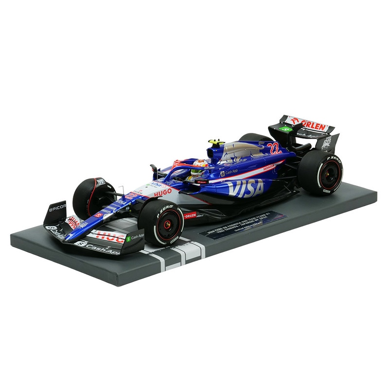 MINICHAMPS 1/18スケール ビザ キャッシュ RB F1チーム VCARB 01 角田裕毅 日本GP 2024 117240422