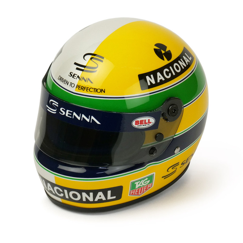 【アウトレット】SPORTS MINI LINE 1/2スケール ヘルメット A・セナ F1 没後30周年記念 1994/2024 BELL-4100323 【返品・交換対象外】