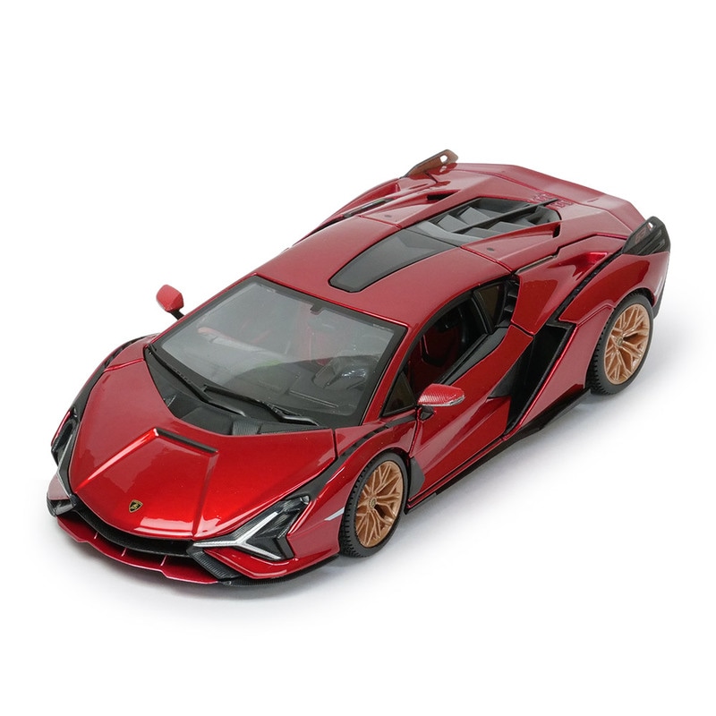 Bburago 1/24スケール ランボルギーニ シアン FKP37 レッド BUR21099R1