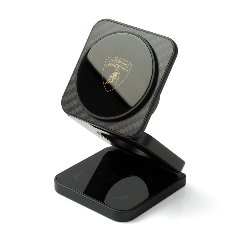 ランボルギーニ 充電器３in1 マグセーフ充電器 ブラック LB-MWC3IN1-TE/D1-BK