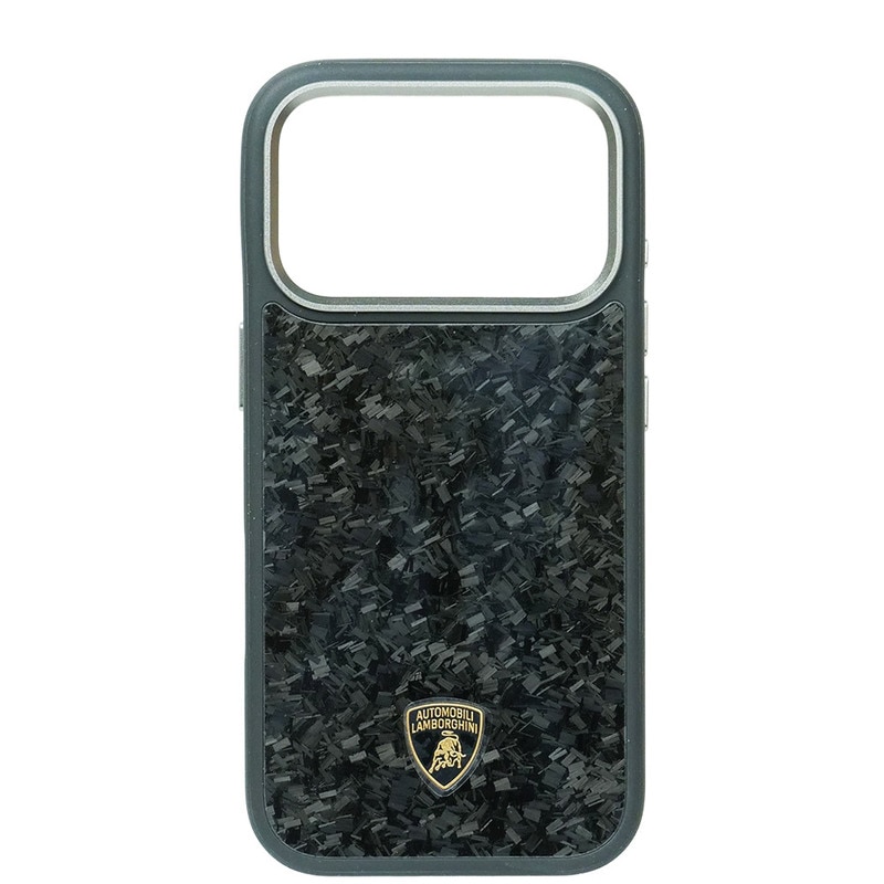 ランボルギーニ iPhone 17Pro リアルカーボン バックカバー ウラカン D14 ブラック マグセーフ対応 LB-TPUPCMIP17P-HU/D14-GD