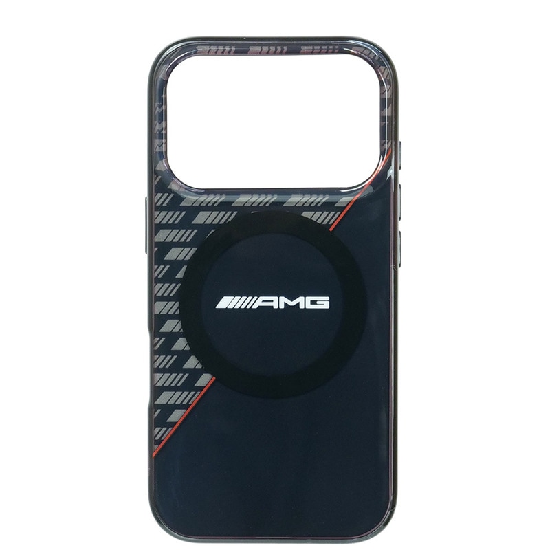 AMG iPhone 17Pro ダブルレイヤー バックカバー RHOMBS ブラック マグセーフ対応 AMHMP17L24HRDKR