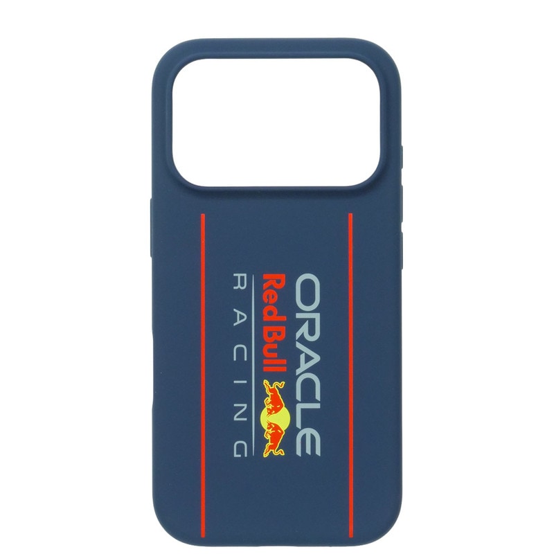オラクル レッドブル レーシング iPhone 17Pro シリコン バックカバー ロゴ/ライン ネイビー マグセーフ対応 RBHMP17L24SIOLRV