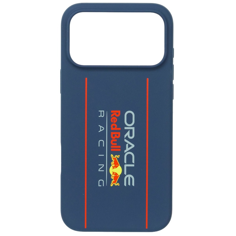 オラクル レッドブル レーシング iPhone 17ProMax シリコン バックカバー ロゴ/ライン ネイビー マグセーフ対応 RBHMP17X24SIOLRV