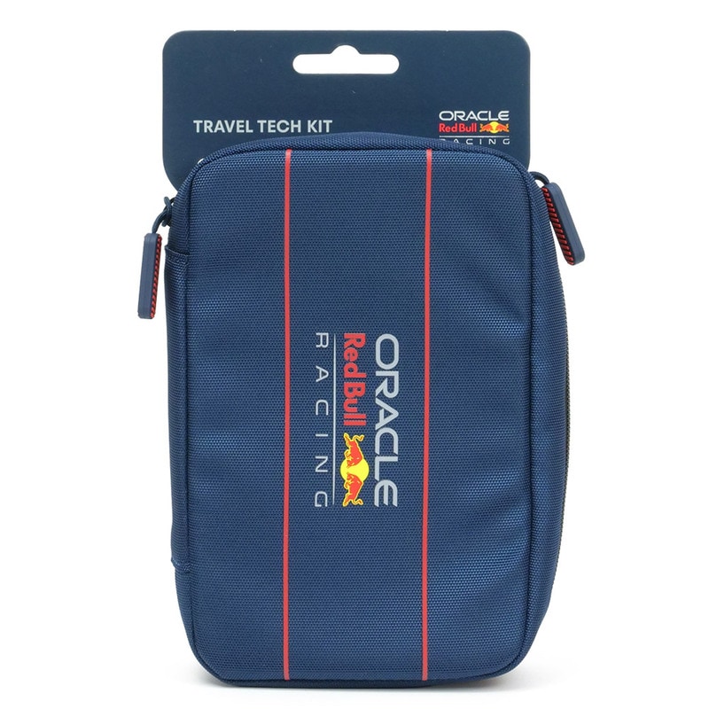 Red Bull レーシング 公式 トラベル テック キット ポーチ ネイビー RBTKOPHLV