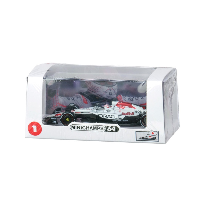 MINICHAMPS 1/64スケール オラクル レッド ブル レーシング RB21 M.フェルスタッペン 日本GP 2025 ウィナー ホワイト 640250301