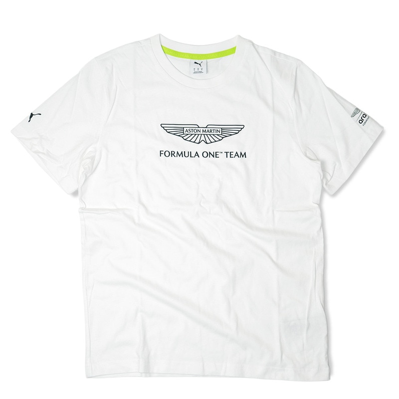 PUMA アストンマーティン エッセンシャル BIGロゴ Tシャツ 2026 ホワイト 635396-02
