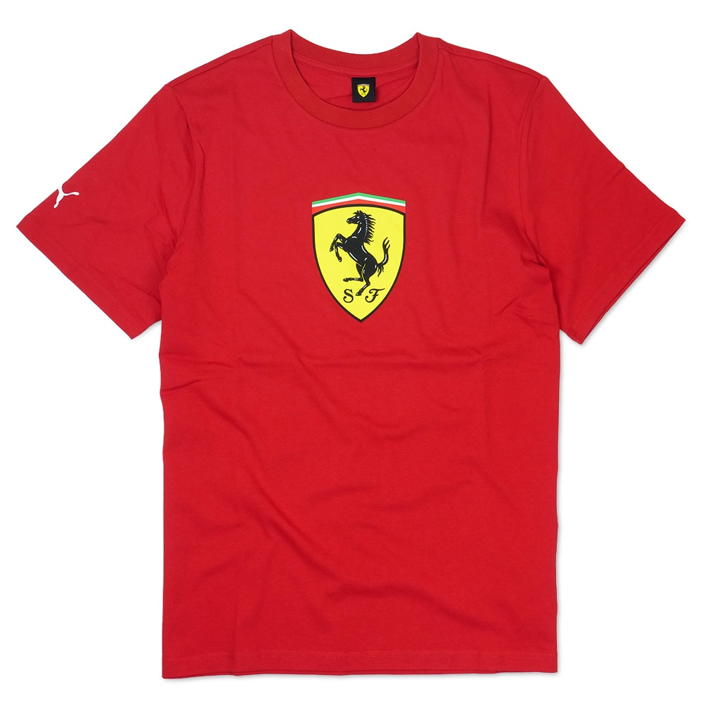 PUMA スクーデリア フェラーリ FW ビッグシールド Tシャツ レッド 701238415-001