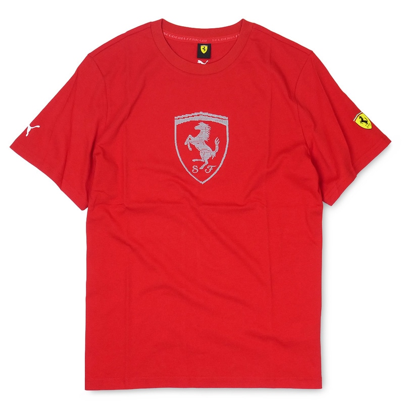 PUMA スクーデリア フェラーリ トーナル シールド Tシャツ レッド 635311-02