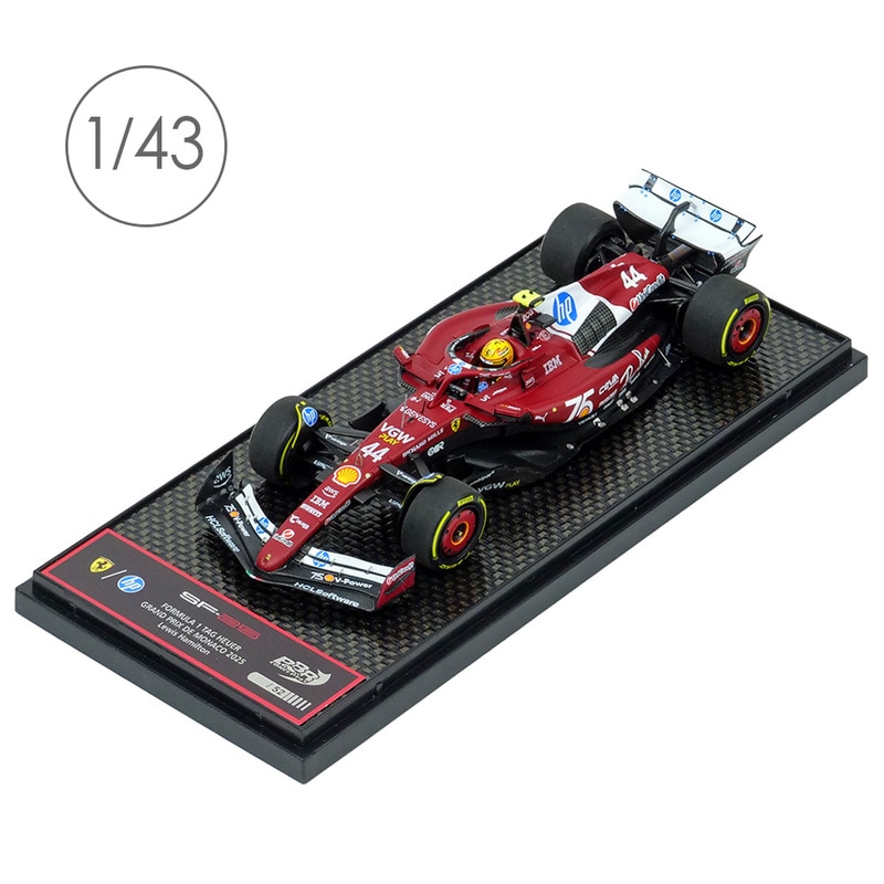 MINICHAMPS x BBR MODELS 1/43スケール フェラーリ SF-25 L.ハミルトン モナコGP 2025 レッド PBBR254544