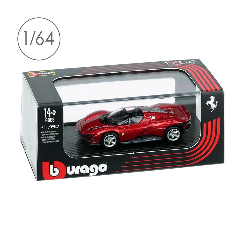 Bburago 1/64スケール フェラーリ デイトナ SP3 レッド 28-56322R