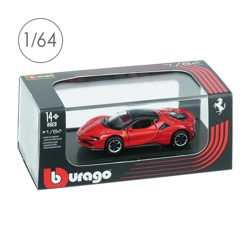 Bburago 1/64スケール フェラーリ SF90 ストラダーレ レッド 28-56020R