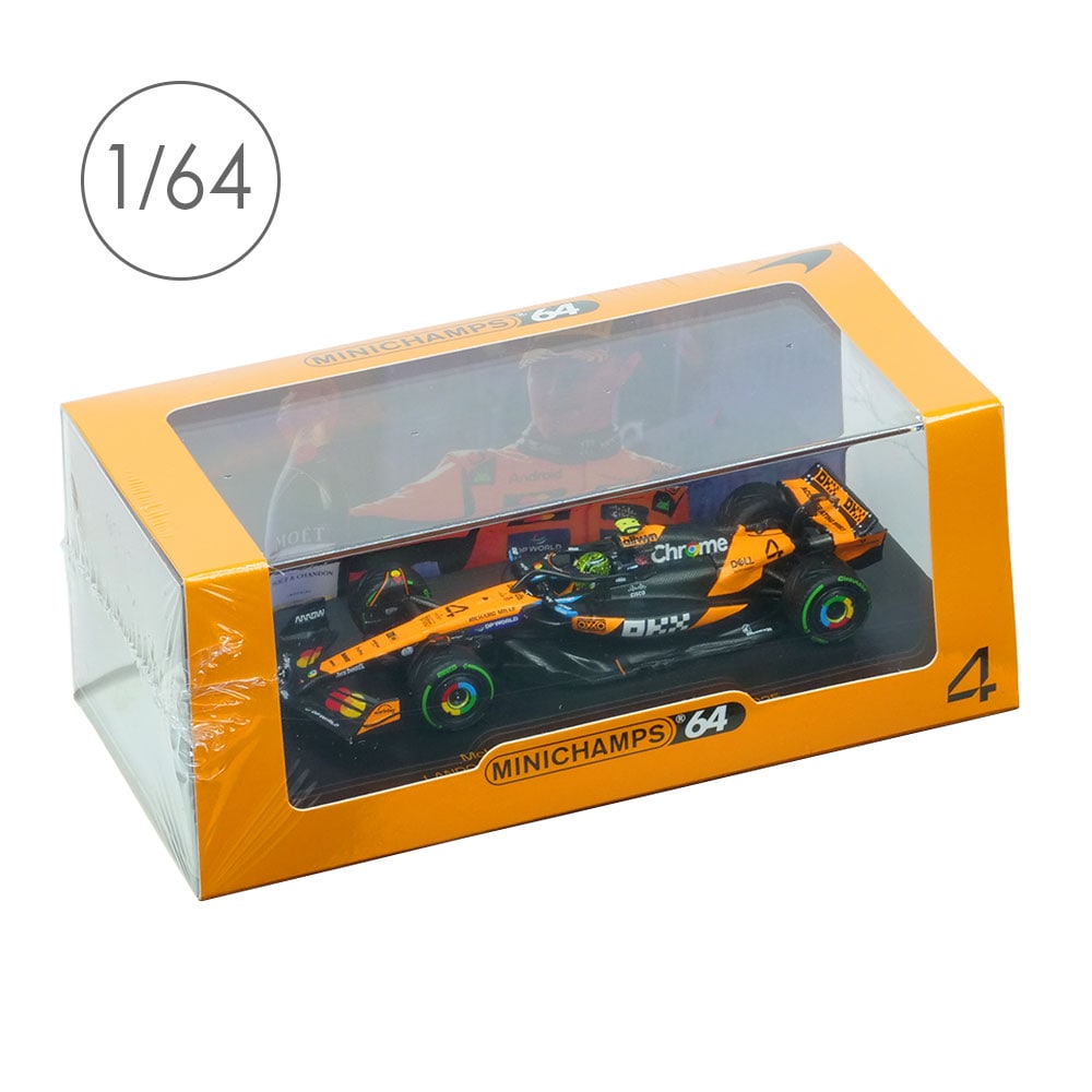 MINICHAMPS 1/64スケール マクラーレン F1チーム MCL39 L.ノリス オーストラリアGP 2025 ウィナー オレンジ 530256404