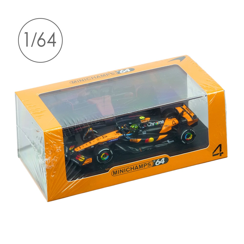 MINICHAMPS 1/64スケール マクラーレン F1チーム MCL39 L.ノリス 中国GP 2025 オレンジ 530256504