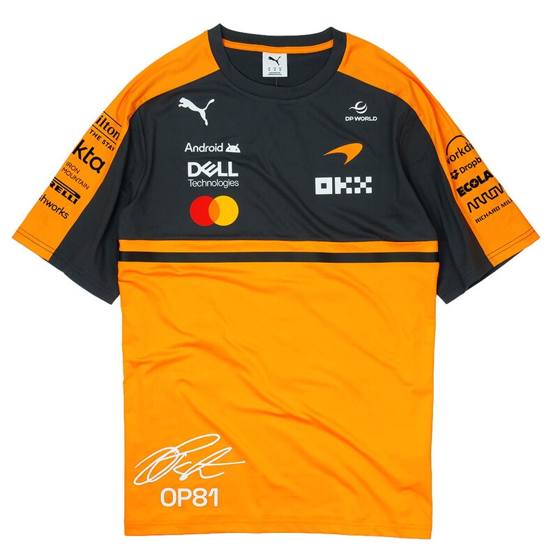 PUMA マクラーレン F1チーム O.ピアストリ Tシャツ 2026 オレンジ 713954-01
