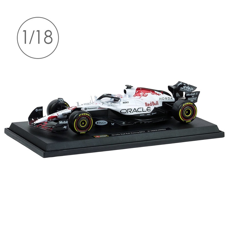 BBURAGO 1/18スケール オラクル レッドブル レーシング ホンダ RB21 M.フェルスタッペン 2025年 日本GP 優勝 ホワイト BR-18-18005MVJP