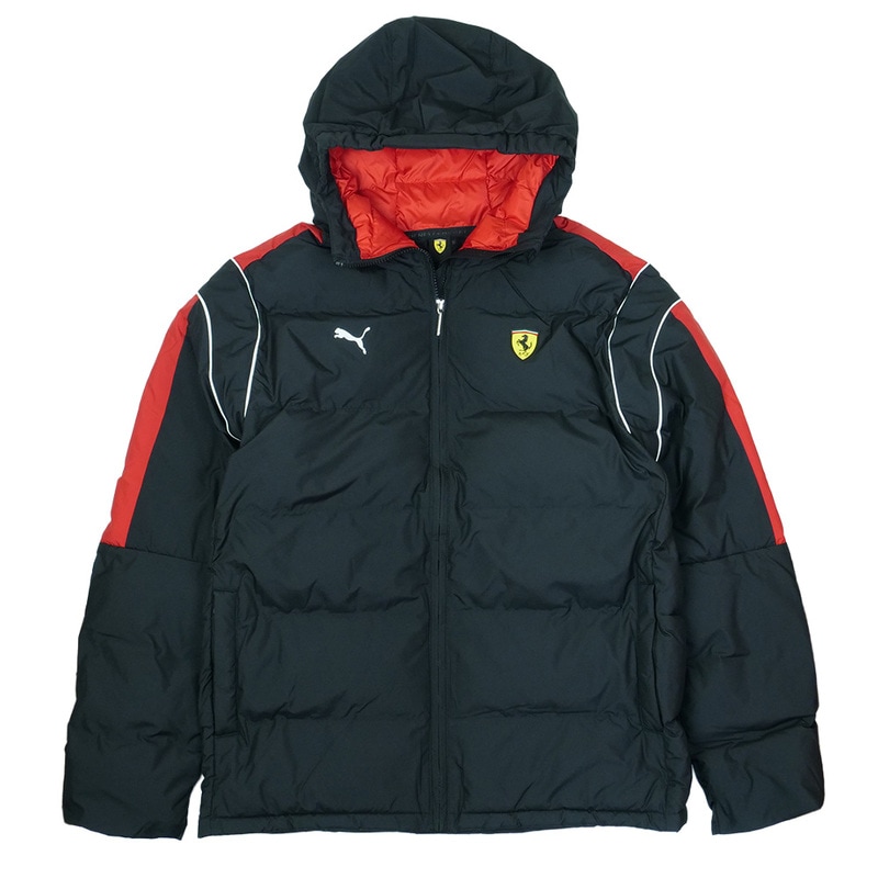 PUMA スクーデリア フェラーリ MT7 エコライト パッファージャケット 2026 ブラック 636571-01