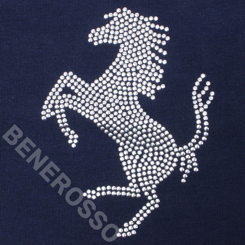 フェラーリ ベビー プランシングホース LS Tシャツ 18ケ月 ネイビー