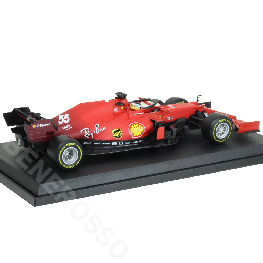 Bburago 1/18スケール フェラーリ SF21 C.サインツ 2021 BR-18-16809CS