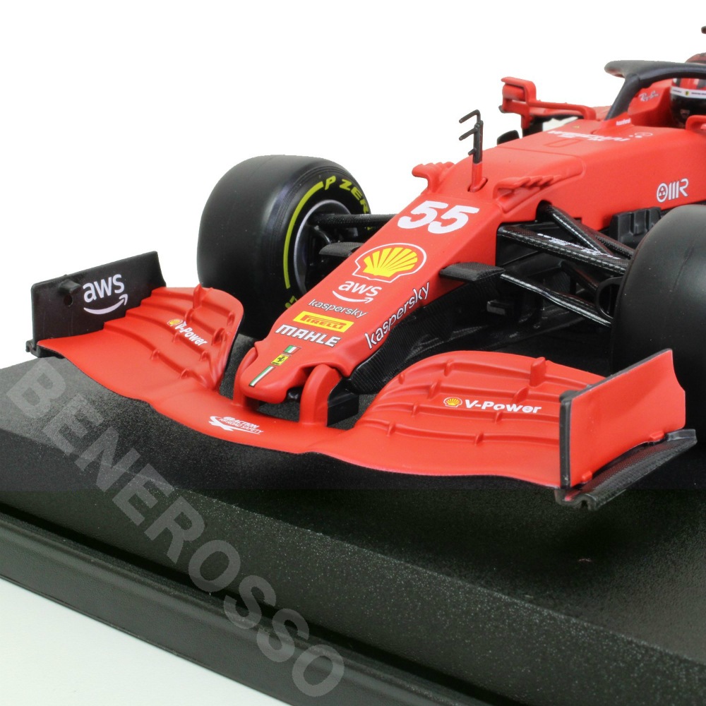 Bburago 1/18スケール フェラーリ SF21 C.サインツ 2021 BR-18-16809CS