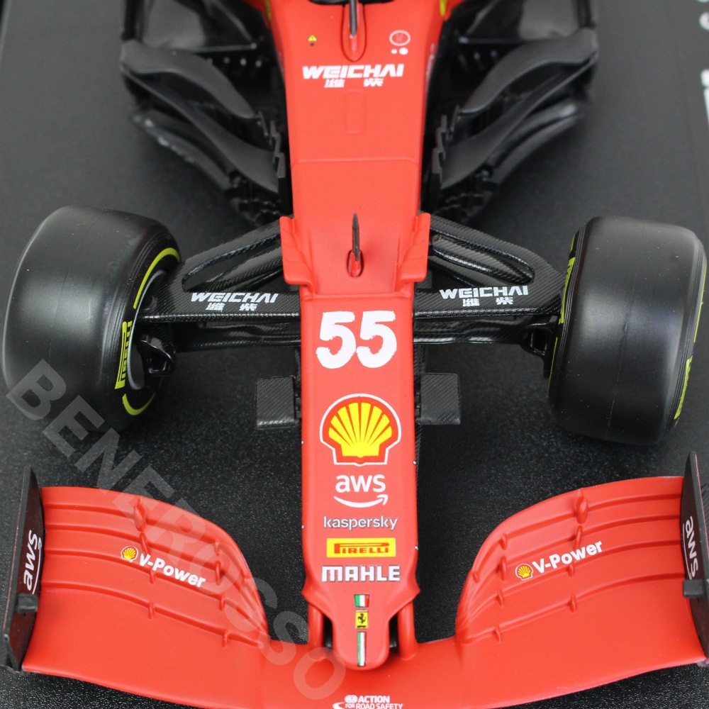 Bburago 1/18スケール フェラーリ SF21 C.サインツ 2021 BR-18-16809CS