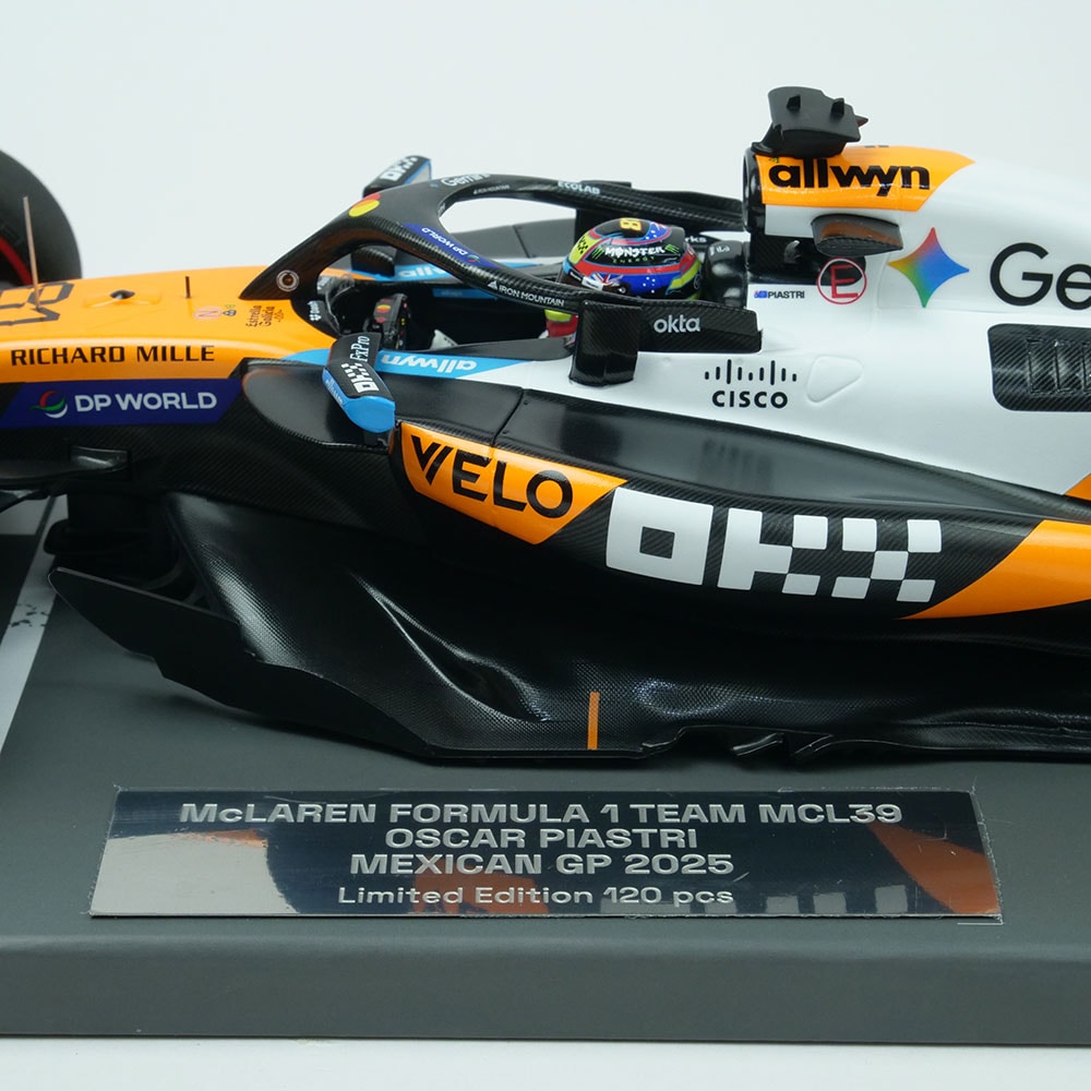 MINICHAMPS 1/18スケール マクラーレン F1 Team MCL39 O.ピアストリ メキシコGP 2025 537253781